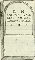 Picture 95 of 98 from Marmora Felsinea : innumeris non solum inscriptionibus exteris hucusque ineditis : sed etiam quamplurimis doctissimorum virorum expositionibus roborata & aucta : illustrissimo ac amplissimo Bononiae Senatui dicata (1690), leaf 634