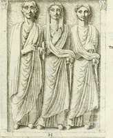 An illustration from Marmora Felsinea : innumeris non solum inscriptionibus exteris hucusque ineditis : sed etiam quamplurimis doctissimorum virorum expositionibus roborata & aucta : illustrissimo ac amplissimo Bononiae Senatui dicata (1690)