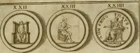 Picture 13 of 21 from Marmor Pisanum de honore bisellii : parergon inseritur de veterum sellis, synopsis appenditur de re donatica antiquorum, quam breui spondet (1666), leaf 260