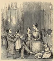 An illustration from Marriage : its history and ceremonies : with a phrenological and physiological exposition of the functions and qualifications for happy marriages (1847)