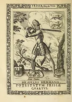 Picture 38 of 61 from Martini Hamconii Frisia; seu, De viris rebusque Frisiae illustribus libri duo. Opus ab authore recognitum, auctum, & imaginibus regum, potestatum, ac principum exornatum. Adiecti sunt pontifices Frisiorum ethnici, seu praefecti druydum: episcopi ultraiectini: comites Hollandiae & Zelandiae: diplomataque, & monumenta aliquot pontificum, caesarum, ac aliorum heroum, virtutem Frisiorum declarantia (1620), leaf 116