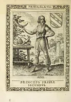 Picture 7 of 61 from Martini Hamconii Frisia; seu, De viris rebusque Frisiae illustribus libri duo. Opus ab authore recognitum, auctum, & imaginibus regum, potestatum, ac principum exornatum. Adiecti sunt pontifices Frisiorum ethnici, seu praefecti druydum: episcopi ultraiectini: comites Hollandiae & Zelandiae: diplomataque, & monumenta aliquot pontificum, caesarum, ac aliorum heroum, virtutem Frisiorum declarantia (1620), leaf 54