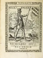 Picture 20 of 61 from Martini Hamconii Frisia; seu, De viris rebusque Frisiae illustribus libri duo. Opus ab authore recognitum, auctum, & imaginibus regum, potestatum, ac principum exornatum. Adiecti sunt pontifices Frisiorum ethnici, seu praefecti druydum: episcopi ultraiectini: comites Hollandiae & Zelandiae: diplomataque, & monumenta aliquot pontificum, caesarum, ac aliorum heroum, virtutem Frisiorum declarantia (1620), leaf 80