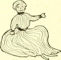 An illustration from The Mary Frances knitting and crocheting book; (1918)