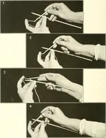 An illustration from The Mary Frances knitting and crocheting book; (1918)