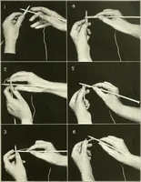 An illustration from The Mary Frances knitting and crocheting book; (1918)