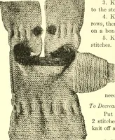 An illustration from The Mary Frances knitting and crocheting book; (1918)