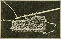 An illustration from The Mary Frances knitting and crocheting book; (1918)