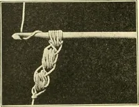 An illustration from The Mary Frances knitting and crocheting book; (1918)