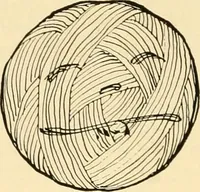 An illustration from The Mary Frances knitting and crocheting book; (1918)