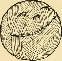 An illustration from The Mary Frances knitting and crocheting book; (1918)