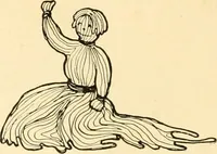 An illustration from The Mary Frances knitting and crocheting book; (1918)