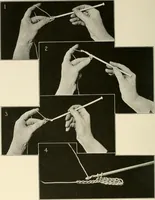 An illustration from The Mary Frances knitting and crocheting book; (1918)