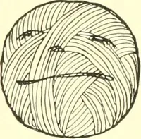 An illustration from The Mary Frances knitting and crocheting book; (1918)