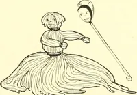 An illustration from The Mary Frances knitting and crocheting book; (1918)