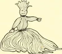 An illustration from The Mary Frances knitting and crocheting book; (1918)