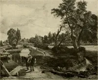 An illustration from The masterpieces of Constable (1776-1837). Sixty reproductions of photographs from the original paintings, affording examples of the different characteristics of the artist's work (1910)