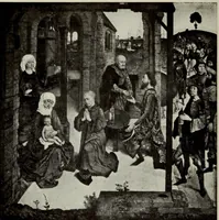 An illustration from The masterpieces of the early Flemish painters : sixty reproductions of photographs from the original paintings, by F. Hanfstaengl, affording examples of the different characteristics of the artist's work (1908)