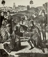 An illustration from The masterpieces of the early Flemish painters : sixty reproductions of photographs from the original paintings, by F. Hanfstaengl, affording examples of the different characteristics of the artist's work (1908)