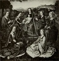 An illustration from The masterpieces of the early Flemish painters : sixty reproductions of photographs from the original paintings, by F. Hanfstaengl, affording examples of the different characteristics of the artist's work (1908)