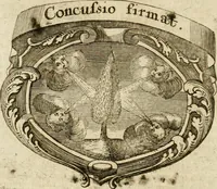 Picture 60 of 95 from Mater amoris et doloris : quam Christus in cruce moriens omnibus ac singulis suis fidelibus in matrem legavit : ecce mater tua : nunc explicata per sacra emblemata, figuras scripturae quàm plurimas, conceptus varios praedicabiles, SS. patrum sententias, raras historias, & pios ad Jesum patientem, ac sanctissimam matrem ejus compatientem affectus : opus omnibus Jesum & Mariam amantibus, praedicantibus, aut meditantibus perutile, com triplici indice considerationum, rerum memorabilium, & concionatorio, formandis per annum concionibus opportuno (1741), leaf 337