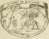 An illustration from Mater amoris et doloris : quam Christus in cruce moriens omnibus ac singulis suis fidelibus in matrem legavit : ecce mater tua : nunc explicata per sacra emblemata, figuras scripturae quàm plurimas, conceptus varios praedicabiles, SS. patrum sententias, raras historias, & pios ad Jesum patientem, ac sanctissimam matrem ejus compatientem affectus : opus omnibus Jesum & Mariam amantibus, praedicantibus, aut meditantibus perutile, com triplici indice considerationum, rerum memorabilium, & concionatorio, formandis per annum concionibus opportuno (1741)