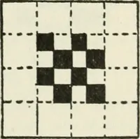 An illustration from Mathematical construction, informal number work for busy hands; grades one and two (1911)