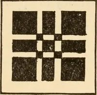 An illustration from Mathematical construction, informal number work for busy hands; grades one and two (1911)