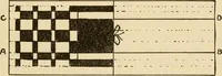 An illustration from Mathematical construction, informal number work for busy hands; grades one and two (1911)