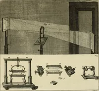 An illustration from Mathematical elements of natural philosophy, confirm'd by experiments : or, An introduction to Sir Isaac Newton's philosophy (1747)
