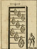 An illustration from The mathematical and philosophical works of the Right Reverend John Wilkins ... to which is prefix'd the author's life, and an account of his works (1708)