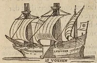 An illustration from Mathematische ofte wisconstige bewijs-redenen, waer mede bevvesen vvort, dat de aerdcloot stil staet, en de sonne daghelijcx en jaerlijcx sijnen loop doet : naer de leeringhe van Ptolomaeus : teghens het ghevoelen van N. Copernicus, dat den aerdcloot sijnen daghelijckschen en jaerlijckschen loop soude doen, en de sonne stil staen in't midden vande vaste sterren-hemel (1635)