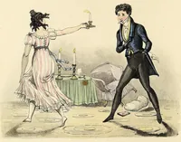 Picture 10 of 14 from Matrimonial ladder : or Such things are (1825), leaf 18