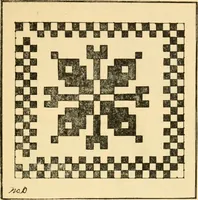 An illustration from Mat weaving and slat weaving in primary schools; a practical manual especially for primary-kindergarten teachers .. (1904)