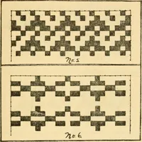 An illustration from Mat weaving and slat weaving in primary schools; a practical manual especially for primary-kindergarten teachers .. (1904)