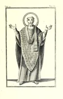 An illustration from Mauri SartI monachi et cancellarI Camaldulensis, De veteri casula diptycha dissertatio (1753)