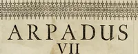 An illustration from Mausoleum potentissimorum ac gloriosissimorum Regni Apostolici regum & primorum militantis Ungariae ducum : vindicatis è mortuali pulvere reliquiis ad gratam apud posteros memoriam, à pIo et IVsto patrIae DoLore ereCtVM : cum versione operis Germanicâ (1664)