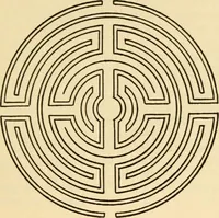 An illustration from Mazes and labyrinths : a general account of their history and developments (1922)