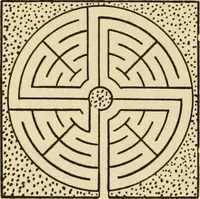 An illustration from Mazes and labyrinths : a general account of their history and developments (1922)