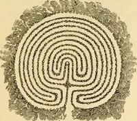 Picture 102 of 122 from Mazes and labyrinths : a general account of their history and developments (1922), leaf 236