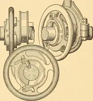 An illustration from Mechanical appliances, mechanical movements and novelties of construction; a complete work and a continuation, as a second volume, of the author's book entitled "Mechanical movements, powers and devices" ... including an explanatory chapter on the leading conceptions of perpetual motion existing during the past three centuries (1910)