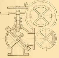 An illustration from Mechanical appliances, mechanical movements and novelties of construction; a complete work and a continuation, as a second volume, of the author's book entitled "Mechanical movements, powers and devices" ... including an explanatory chapter on the leading conceptions of perpetual motion existing during the past three centuries (1910)