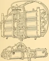 An illustration from Mechanical appliances, mechanical movements and novelties of construction; a complete work and a continuation, as a second volume, of the author's book entitled "Mechanical movements, powers and devices" ... including an explanatory chapter on the leading conceptions of perpetual motion existing during the past three centuries (1910)