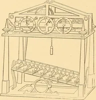 An illustration from Mechanical appliances, mechanical movements and novelties of construction; a complete work and a continuation, as a second volume, of the author's book entitled "Mechanical movements, powers and devices" ... including an explanatory chapter on the leading conceptions of perpetual motion existing during the past three centuries (1910)