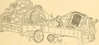 An illustration from Mechanical appliances, mechanical movements and novelties of construction; a complete work and a continuation, as a second volume, of the author's book entitled "Mechanical movements, powers and devices" ... including an explanatory chapter on the leading conceptions of perpetual motion existing during the past three centuries (1910)