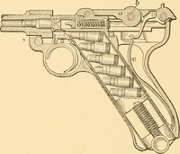 An illustration from Mechanical appliances, mechanical movements and novelties of construction; a complete work and a continuation, as a second volume, of the author's book entitled "Mechanical movements, powers and devices" ... including an explanatory chapter on the leading conceptions of perpetual motion existing during the past three centuries (1910)