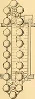 An illustration from Mechanical appliances, mechanical movements and novelties of construction; a complete work and a continuation, as a second volume, of the author's book entitled "Mechanical movements, powers and devices" ... including an explanatory chapter on the leading conceptions of perpetual motion existing during the past three centuries (1910)
