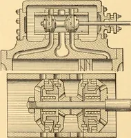 An illustration from Mechanical appliances, mechanical movements and novelties of construction; a complete work and a continuation, as a second volume, of the author's book entitled "Mechanical movements, powers and devices" ... including an explanatory chapter on the leading conceptions of perpetual motion existing during the past three centuries (1910)