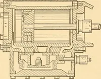 An illustration from Mechanical appliances, mechanical movements and novelties of construction; a complete work and a continuation, as a second volume, of the author's book entitled "Mechanical movements, powers and devices" ... including an explanatory chapter on the leading conceptions of perpetual motion existing during the past three centuries (1910)