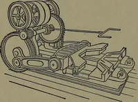 An illustration from Mechanical appliances, mechanical movements and novelties of construction; a complete work and a continuation, as a second volume, of the author's book entitled "Mechanical movements, powers and devices" ... including an explanatory chapter on the leading conceptions of perpetual motion existing during the past three centuries (1914)